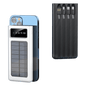 Solar Power bank with built-in cables - 20000mah_0